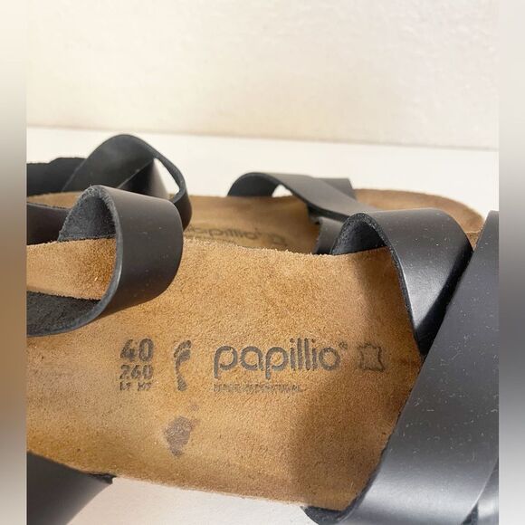 Birkenstock Papillio Lola Black Natural Leather 9/40. - Picture 12 of 13